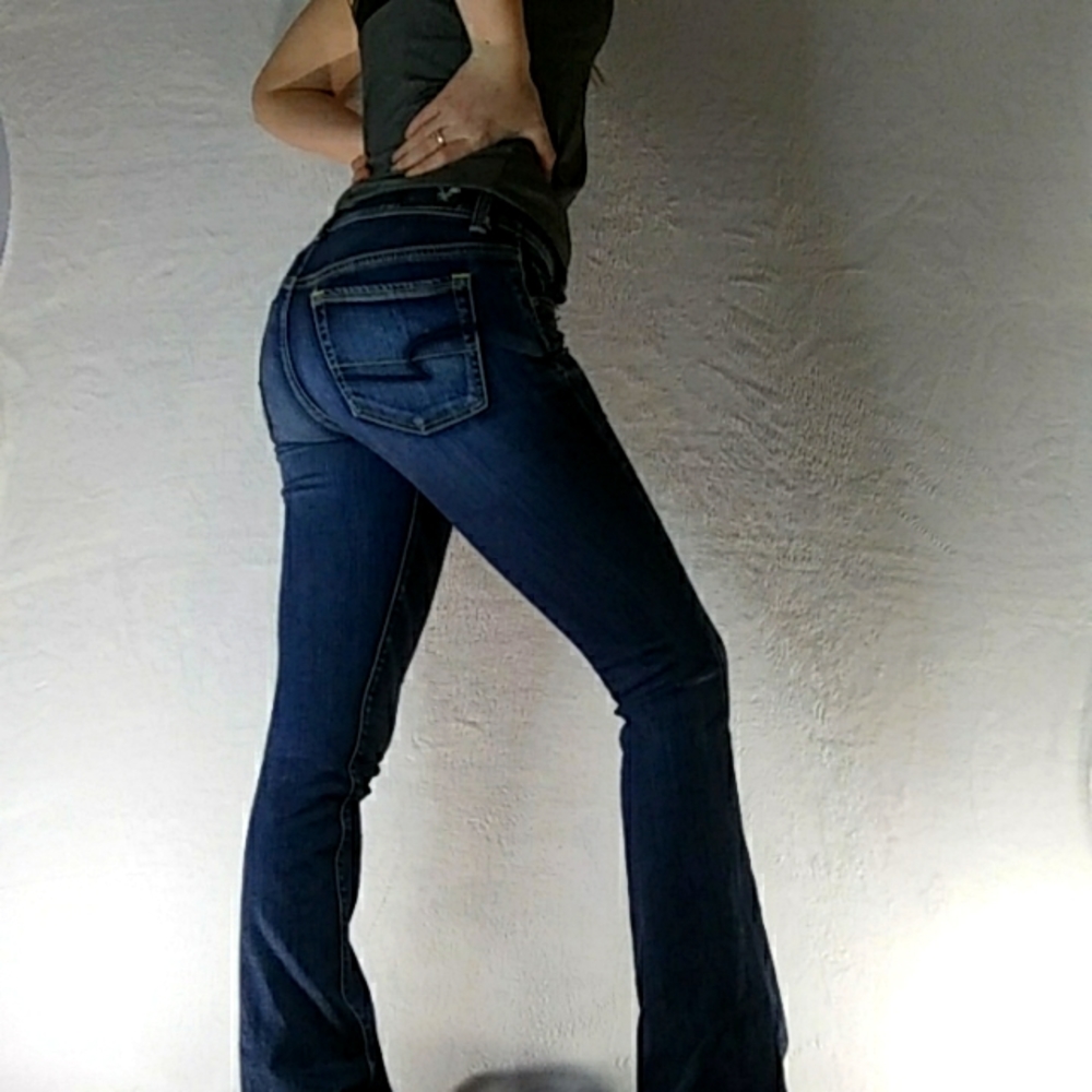 American Eagle kick boot jeans- super stretch